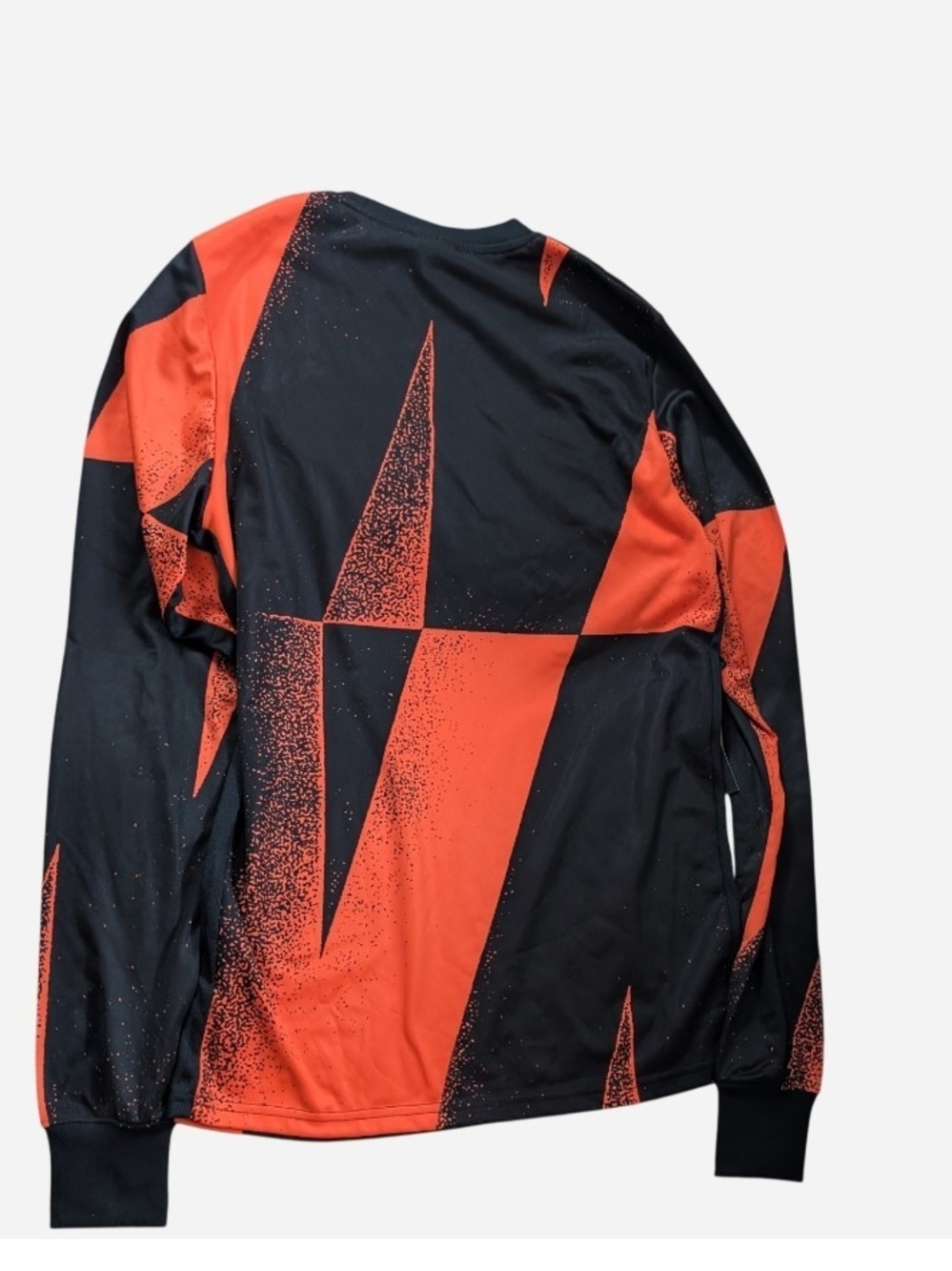 Nike Men’s Long Sleeve Chelsea Football Shirt - Black/Orange - Picture 2 of 6